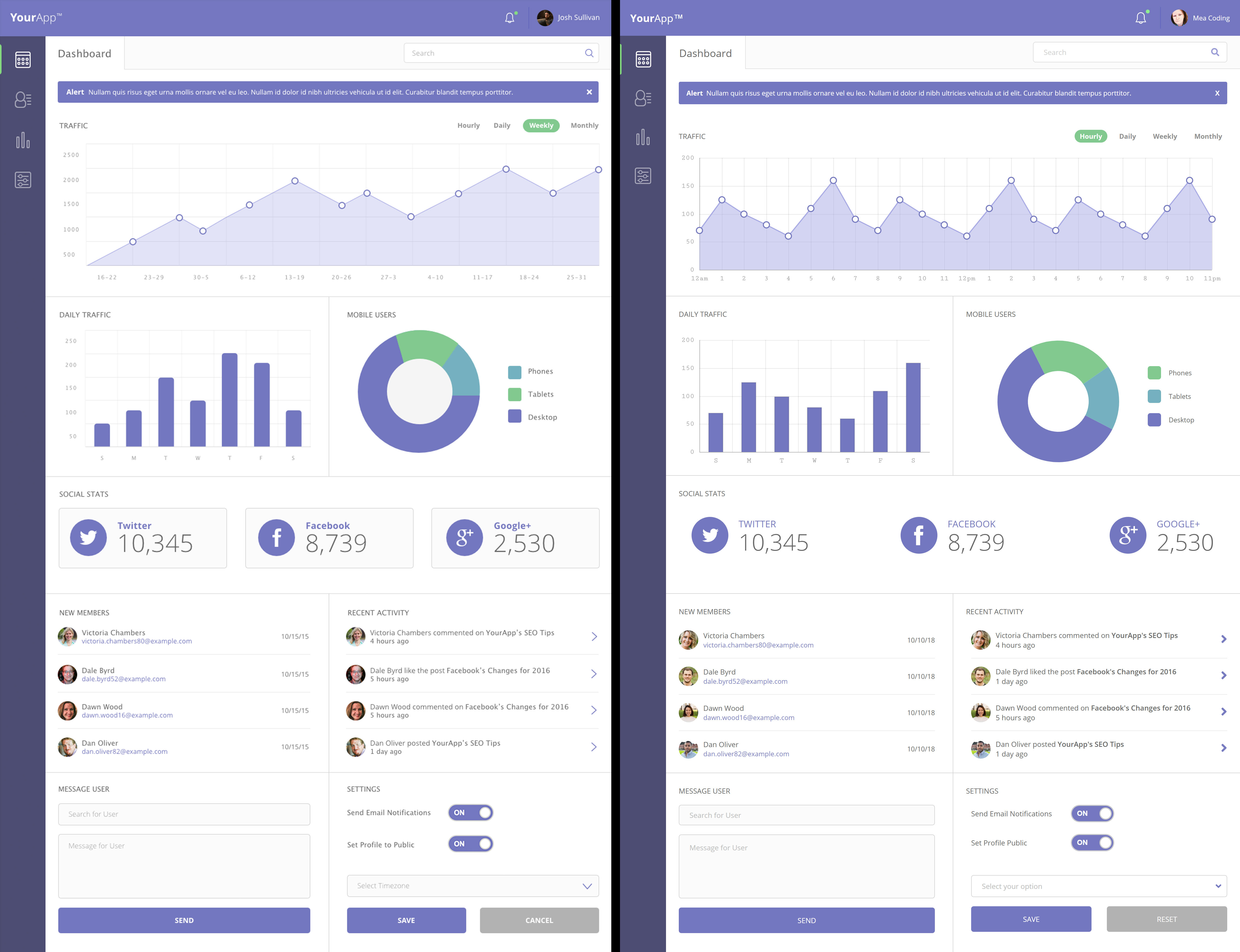 Two images shown for comparison. The left image shows the instructional mockup. The right image shows the completed project.