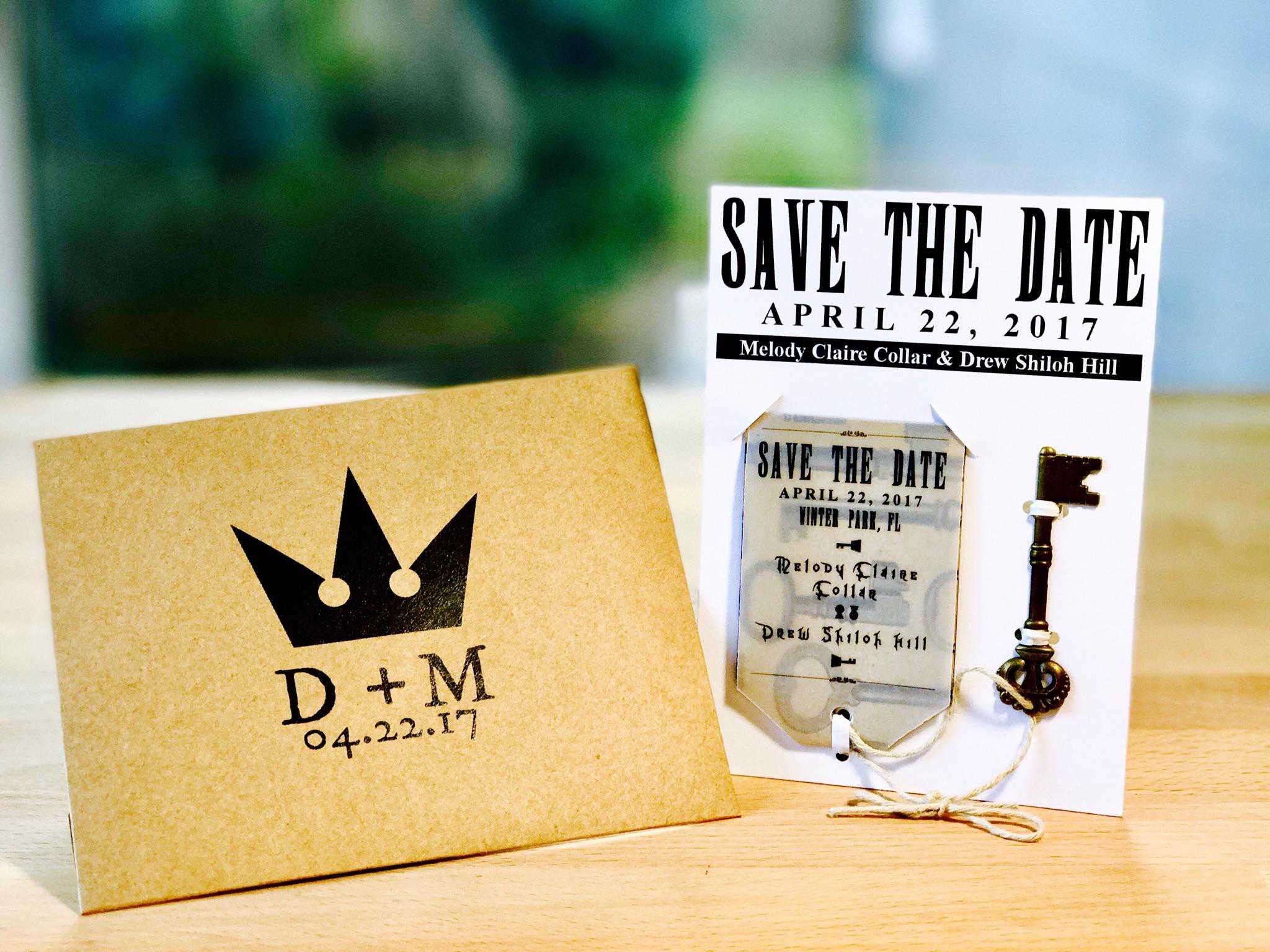 Custom Save the Dates