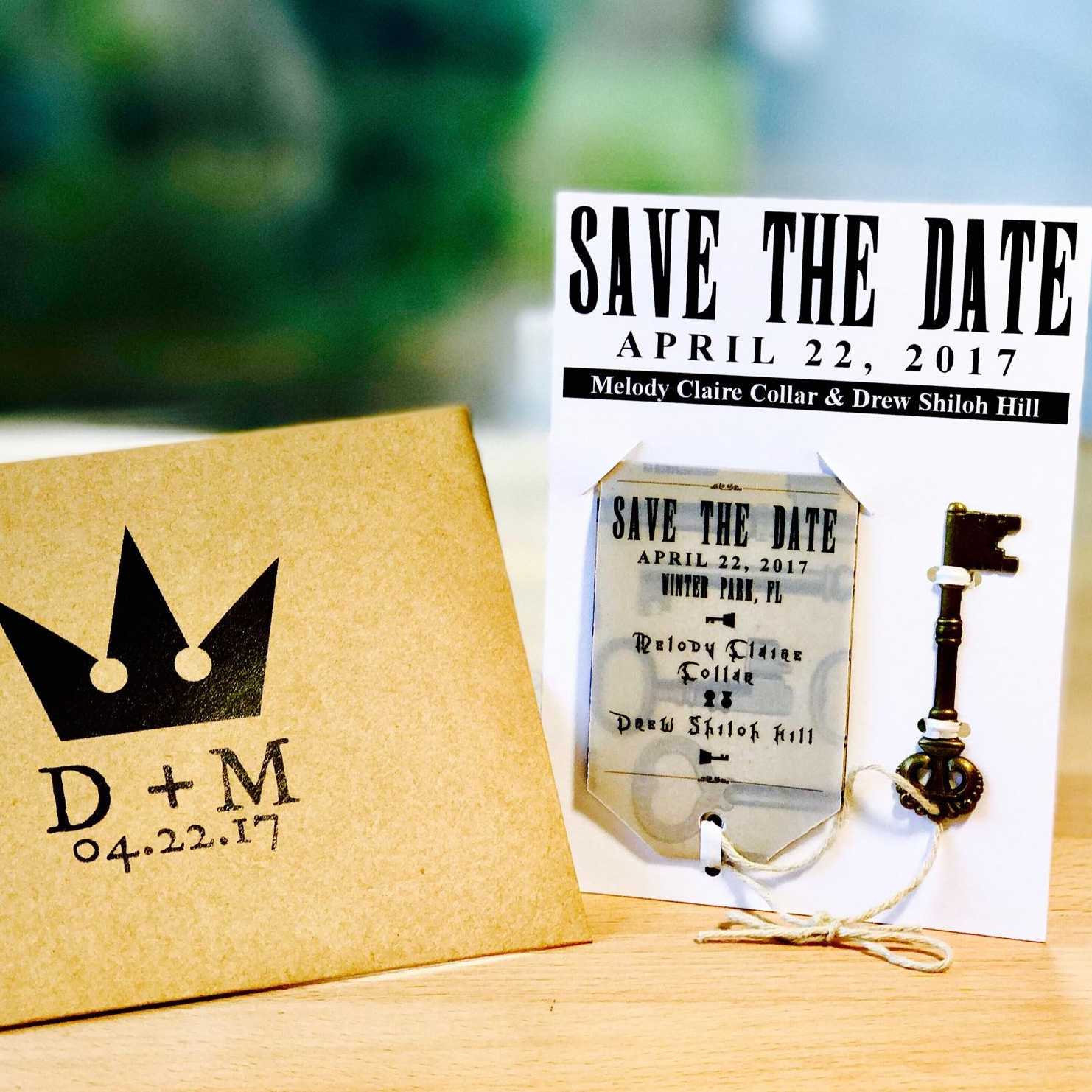 Custom Save the Dates